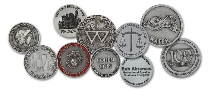 pewter coin
